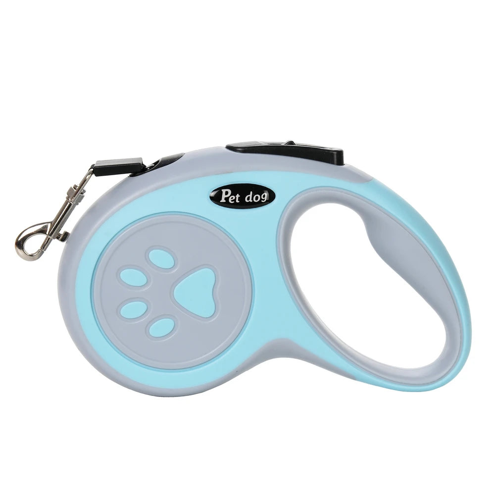 Comfortable grip retractable leash for daily dog walks