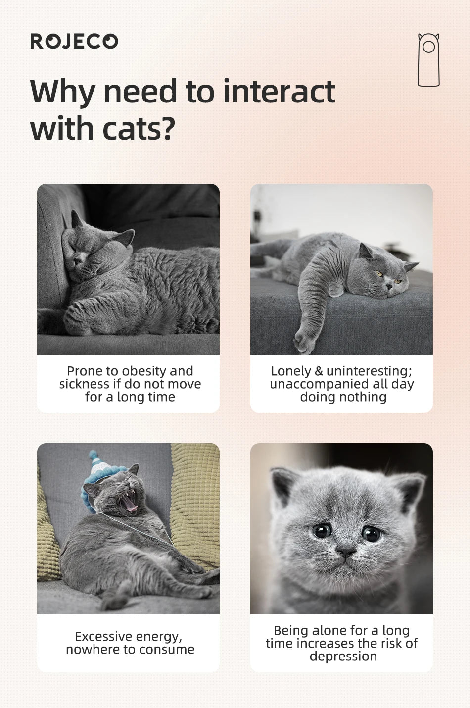 Smart cat toy with adjustable laser movement patterns